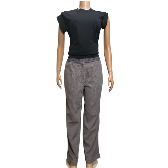 J.Jill Pants Corduroy Gray pull-on Relaxed The art and craft of J.Jill size 8 - Picture 4 of 17